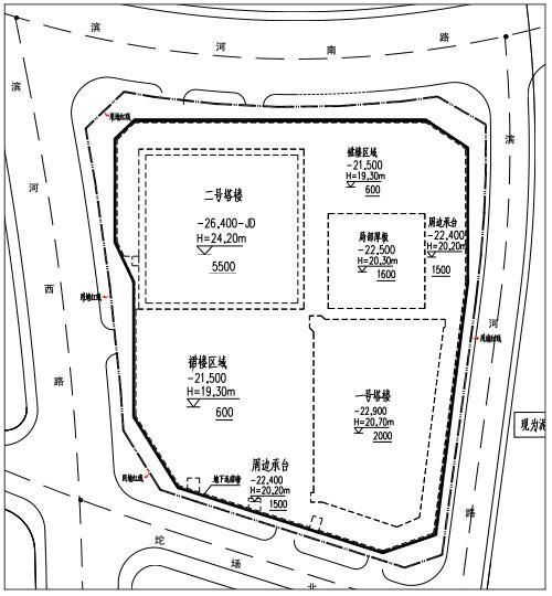 某基坑工程支護(hù)方案設(shè)計(jì)工程實(shí)例(樁基礎(chǔ)施工)