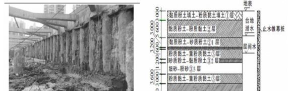 常見基坑支護類型解析之——止水樁(塑料隔根排水板)